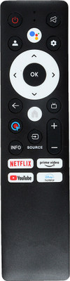 RESORB LED 297 VOICE Compatible Remote Control for Panasonic Smart LED TV Remote Control for Smart LED TV Remote Controller(Black)