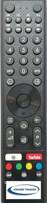 Kishore Traders Compatible Remote Control For Sansui Led Tv Sansui Smart Led Tv Remote Controller(Black)