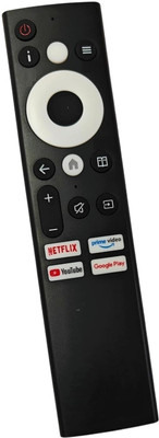 TIZOQ Remote Control Compatible for Thomson Oathpro, Motorola & Kodak Smart TV(JSW55ASUHD, 43OPMAX9099) Non Voice Supported Thomson Oathpro 43OPMAX9099 Smart TV, Kodak Smart TV, Motorola Smart TV Remote Controller(Black)