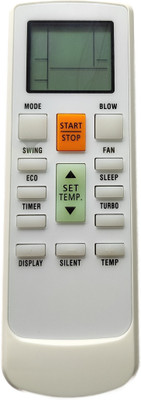 Harsh Enterprises Suitable for Godrej Split/window AC remote control godrej AC Remote control with AAA Battery Free Godrej Remote Controller(White)