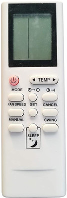 LipiWorld GZ-27B Split AC Remote Compatible for VE-85 Onida AC Remote Controller(White)