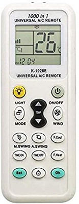 LUNAGARIYA /Window Air Conditioner Remote (AC 07) Compatible Remote for Universal Split Remote Controller(White)