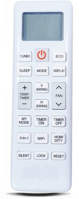 Ethex ® Re-253 Ac Remote compatible for Lloyd Ac (Match all functions with your Remote before placing order) ( check all images) Remote Controller(White)