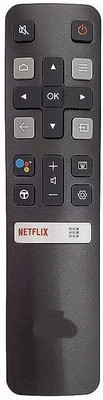 Tech Vibes TCL RC 802V Non-Voice Remote Compatible with TCL Smart TV RC802V (Non-Voice) TCL Tv Remote Controller(Black)