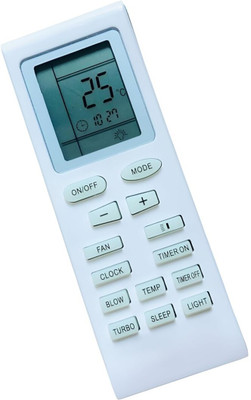 mumax AC Remote No. Crom-18AAA, Compatible/Replacement AC Remote Control Croma Remote Controller(White)