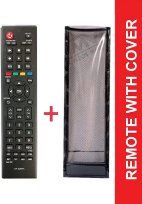 Paril ®18N Remote Compatible with Lloyd Smart led/lcd Tv Remote with PU leather Cover (No Voice Command), (Remote +Cover)Combo, (Before Order,match with your old remote) Remote Controller(Black)