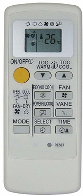 miracles in hand MIH122 REMOTE Compatible with Electric (MR.Slim) MITSUBISHI Remote Controller(White)
