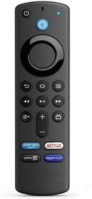 Lacdo 3rd Generation Remote Amzon Voice Fire Tv Stick (3rd Generation)[ Fire Stick Remote ] Amzon Alexa Voice FlRE TV Stick (3rd Generation) Remote Controller(Black Z)