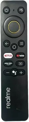 SAYENY Compatible Infrared Remote Control for Realme Smart 4K Android LED OLED QLED TV Replacement for Original Realme Remote with Netflix, Prime Video and YouTube Hot Keys (Non Voice) - Realme Tv Remote Controller(Black)