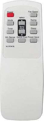 LUNAGARIYA AC Remote No.120 , Compatible with  AC Remote Control WHIRLPOOL Remote Controller(White)