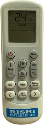 RISHI ENTERPRISES THIS REMOTE IS COMPATIBLE FOR AC REMOTE (144B) SAMSUNG Remote Controller(White)