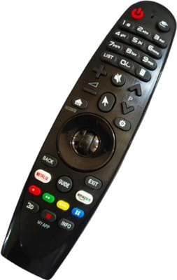 RISHI ENTERPRISES COMPATIBLE FOR  SMART MR SERIES TV REMOTE WITH JOYSTICK AND DONGEL FETURE LG Remote Controller(Black)