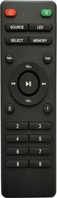 Pyai (Memory) Home Theatre System Remote Control Compatible For  IBall Home Theater Remote Controller(Black)