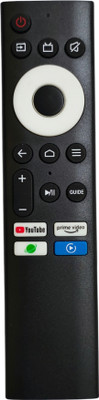 ERNIL (Non-Voice) Led Smart Tv Remote Compatible For Coocaa Smart Tv Remote (Your Old Remote Must be Same) Remote Controller(Black)