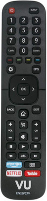 Ethereal Remote Control Compatible fit for Smart /Non Smart TV LED ( Models Given Below ) VU Original Remote Controller(Black)