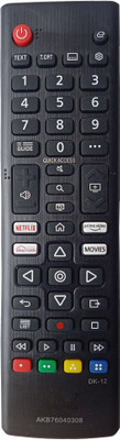 LipiWorld AKB76040308 Led Tv Universal Remote Control Compatible For  LG Tv Remote Controller(Black)