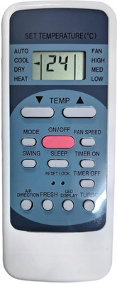 Ehop AC-12O AC12 Compatible Remote for  AC for Split, inverter AC Onida Remote Controller(White)