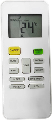 Ehop RG52B/BGE Compatible remote control for AC with Shortcut Key LLoyd Remote Controller(White)