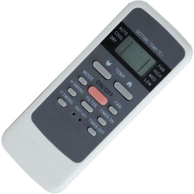 NixGlobal 224 HITA-CHI AC Remote Compatible with HITACHI 1 / 1.15 / 2 TON AC Remote Controller(White)