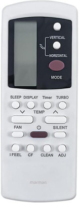 Marman Compatible with Sansui AC Remote Control Model 293 Suitable for 1 | 1.5 | 2 Ton Window and Split AC- Match Remote Key by Key with Existing Sansui Air Conditioner Remote Controller(White)