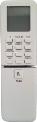 LipiWorld AC Remote (Old Remote Exactly Same Remote Will Only Work) Compatible For  BPL AC Remote Controller(Grey)