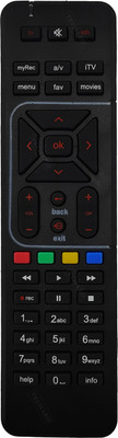 Techleo Airtel Remote compatible with airtel set-top box  Airtel Set-Top Box Remote Controller(Black)