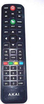 PMRK BEST IN BEST Compatible for Croma led tv Best Quality Remote With Full Working CROMA Remote Controller(Black)