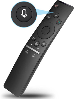INNOVIX Samsung remote  Voice Control Universal 4K Ultra HDTV LCD LED Smart TV Remote Control SAMSUNG Remote Controller(Black)