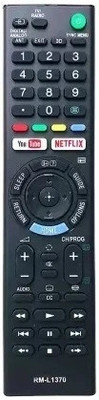 MEPL RM-L1370 Remote Control Compatible for LCD LED TV Sony YouTube & Netflix SONY Remote Controller(Black)