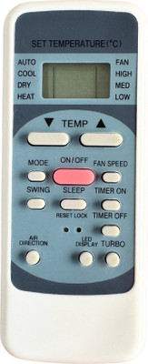 MechFox Air Conditioner Remote Compatible with Split/Window AC Remote | AC-78| BLUE STAR Remote Controller(White)
