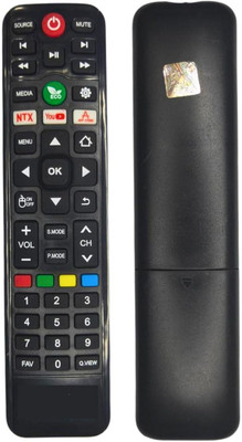 HDF Smart TV Remote Koryo Smart TV Remote Remote Controller(Black)