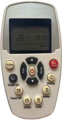mumax Compatible/Replacement for Whirlpoool AC Remote Control (52) Whirlpool Remote Controller(Multicolor)