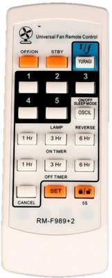 LUNAGARIYA Compatible for UNIVERSAL Ceiling Fan Remote Compatible for MANY Ceiling Fan Remote Remote Controller(White)