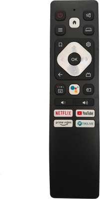 LipiWorld LED Smart TV Remote (With Voice) Compatible For  ACER Tv Remote Controller(Black)
