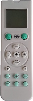 LipiWorld 102 AC Remote Control (Old Remote Exactly Same Remote Will Only Work) Compatible For Haier AC Remote Controller(Grey)