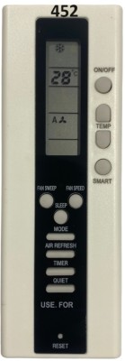 Upix 119C AC Remote Compatible for Carrier AC (EXACTLY SAME REMOTE WILL ONLY WORK) Remote Controller(White)