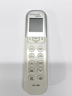 Harsh Enterprises AC-196 Compatible for Midea / Koryo Split/window AC remote control  AC Remote control with AAA Battery Free Koryo Remote Controller(White)