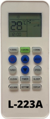 NixGlobal 223 Remote Compatible with ONIDA / LLOYD AC Remote Controller(White)