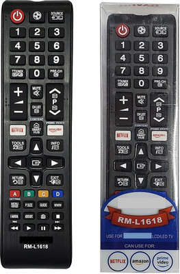 Nij RM-L1618 HUAYU Smart LED/LCD TV with Netflix & Amazon Remote Control SAMSUNG Remote Controller(Black)