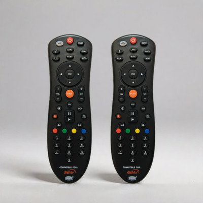 Narayan enterprises  Remote combo of 2 Dish TV Remote Controller(Black)