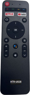 Akshita HTR-U028 Smart LED/LCD TV Remote Control With VOICE HAIER Remote Controller(Black)