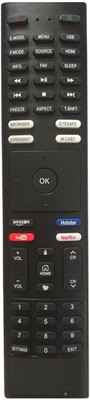 LUNAGARIYA Compatible Remote Control for MIKASHI Smart Android LED TV Remote Controller(Black)