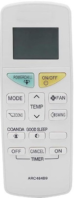 Rohit Electronics Remote Control Compatible With AC (ARC484B9) (EXACTLY SAME REMOTE WILL ONLY WORK) Remote Controller(White)