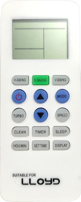 Harsh Enterprises Compatible for LLOYD Ac remote control AC -223A for 1 / 1.5 / 2 Ton LLOYD Brand with Battery Remote Controller(White, Blue)