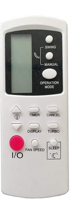 LipiWorld 190 AC Remote Control (Old Remote Exactly Same Remote Will Only Work) Compatible For Kelvinator AC Remote Controller(Grey)