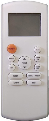 NixGlobal 184 0NIDA AC Remote Compatible with ONIDA 1 / 1.5 / 2 TON AC Remote Controller(White)