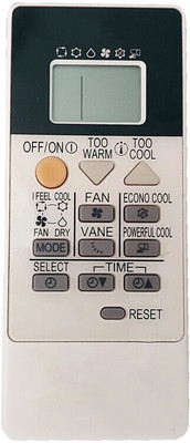 RESORB RE 122A Compatible AC Remote for Electric Air for Split and Window AC, Compatible for Mitsubishi Electric Split and Window Air Conditioner Remote Controller(White)