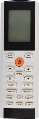 RESORB RE 193 VOLTAS GREE X-FAN Compatible for Midea, Voltas and Lloyd Air conditioner Remote Controller(White)