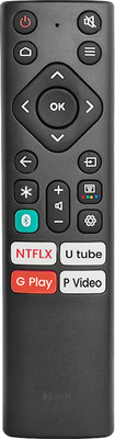 7SEVEN Compatible with Lloyd Smart TV Remote Suitable for LED Tv Without Bluetooth Connection Non Voice Command Lloyd Tv Remote Controller(Black)