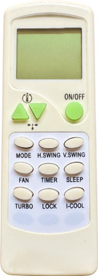 MechFox AC Remote Control Compatible Split/Window Air Conditioner | Model No. AC-7C| Onida Remote Controller(White)